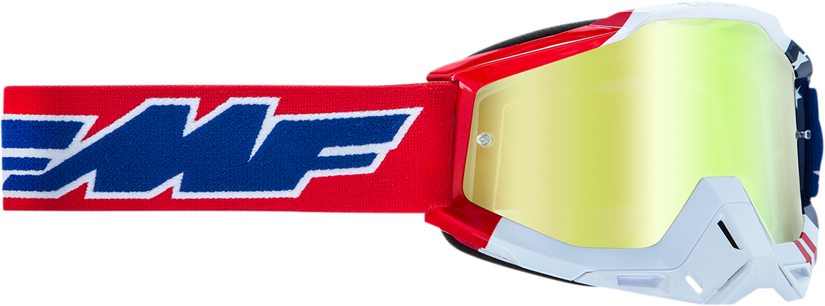 FMF PowerBomb Goggles - US of A - Gold F-50037-00006