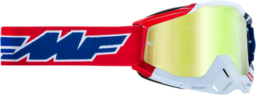 FMF PowerBomb Goggles - US of A - Gold F-50037-00006