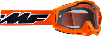 FMF PowerBomb Enduro Goggles - Rocket - Orange - Clear F-50038-00003