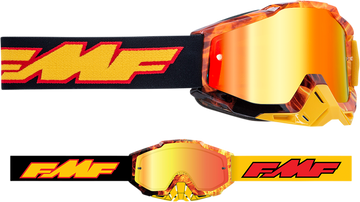 FMF Youth PowerBomb Goggles - Spark - Red Mirror F-50048-00004