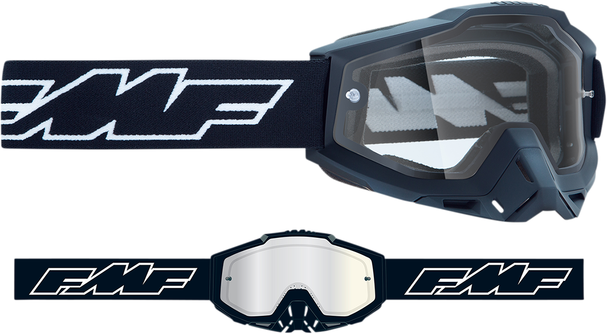 FMF PowerBomb Enduro Goggles - Rocket - Black - Clear F-50038-00001