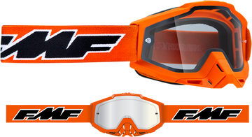 FMF PowerBomb Enduro Goggles - Rocket - Orange - Clear F-50038-00003