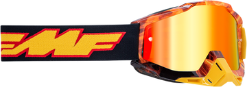 FMF Youth PowerBomb Goggles - Spark - Red Mirror F-50048-00004