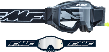 FMF Youth PowerBomb Film System Goggles - Rocket - Black - Clear F-50049-00001