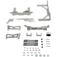 Moose Racing Radiator Braces - Silver - Kawasaki 11-8018