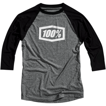 100% Tech Icon 3/4 Sleeve T-Shirt - Black - Small 20012-00000