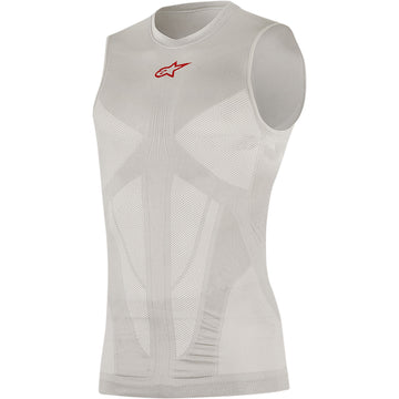 ALPINESTARS Tech Tank Summer - Silver/Red - XS/Small 1752017-198-X/S