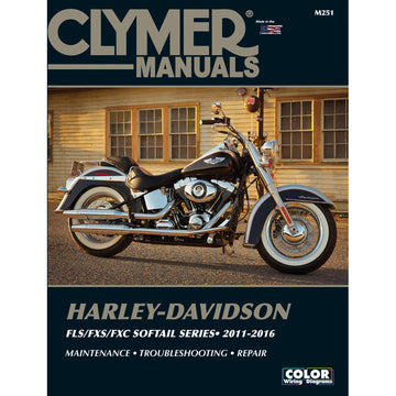 CLYMER Manual - Harley-Davidson - FLS / FXS / FXC Softail '11-'16 CM251