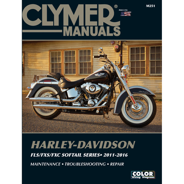 Clymer Manual - Harley-Davidson - FLS / FXS / FXC Softail '11-'16 CM251