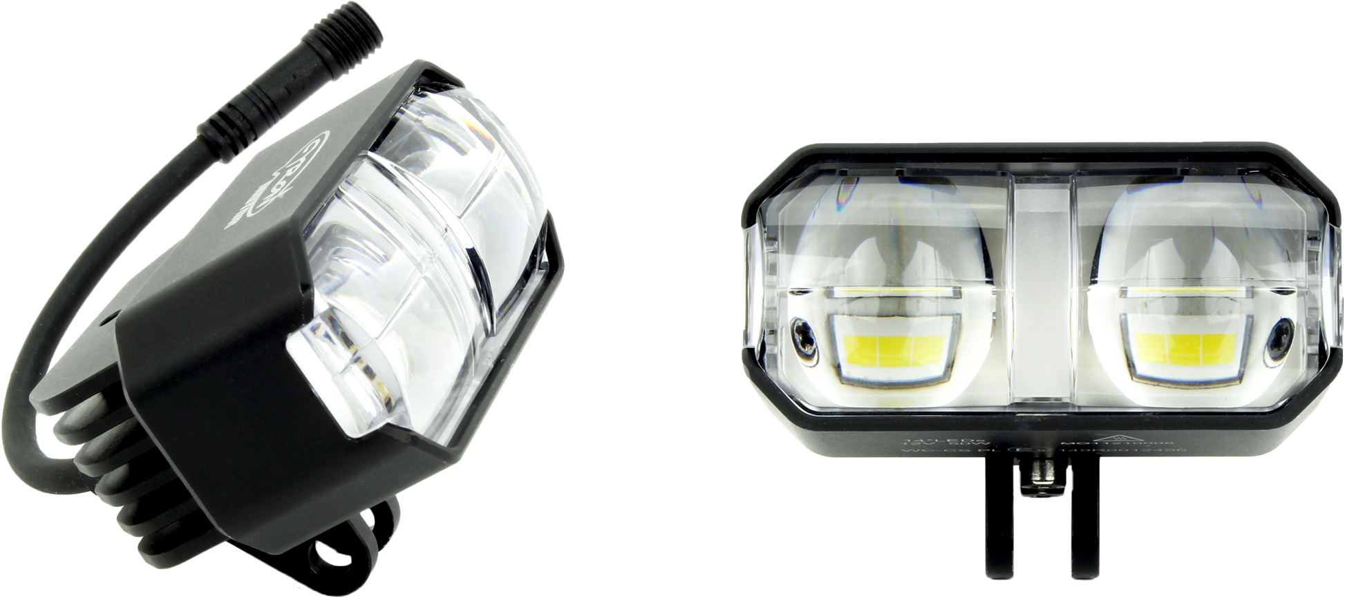 Aux Driving Lights Kit 1.25" Bar Mnt. White/Amber Pr