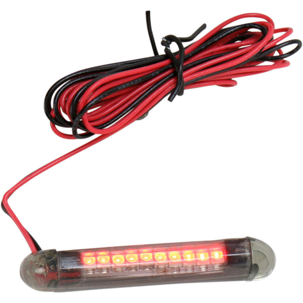 Custom Dynamics TruFLEX? LED Strip - 2-3/16" - Red/Smoke TF10RS