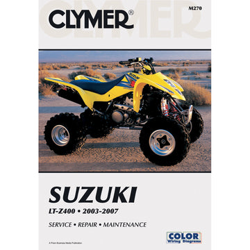 CLYMER Manual - Suzuki - LTZ400 CM2702