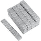 K&L Supply Wheel Weights - Rectangle - Adhesive Stick-On - Chrome - 360 Pack 32-8087 | Tire Mounting & Balancing Products