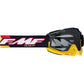 FMF PowerBomb Goggles - Speedway - Black/Yellow/Red/White - Clear F-50036-00013