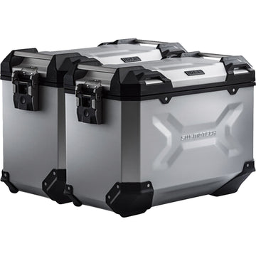 SW-Motech TRAX ADV Aluminum Case System - Silver - KTM Super Moto 950/990 '05-'13 KFT.04.621.70100/S | Luggage Group