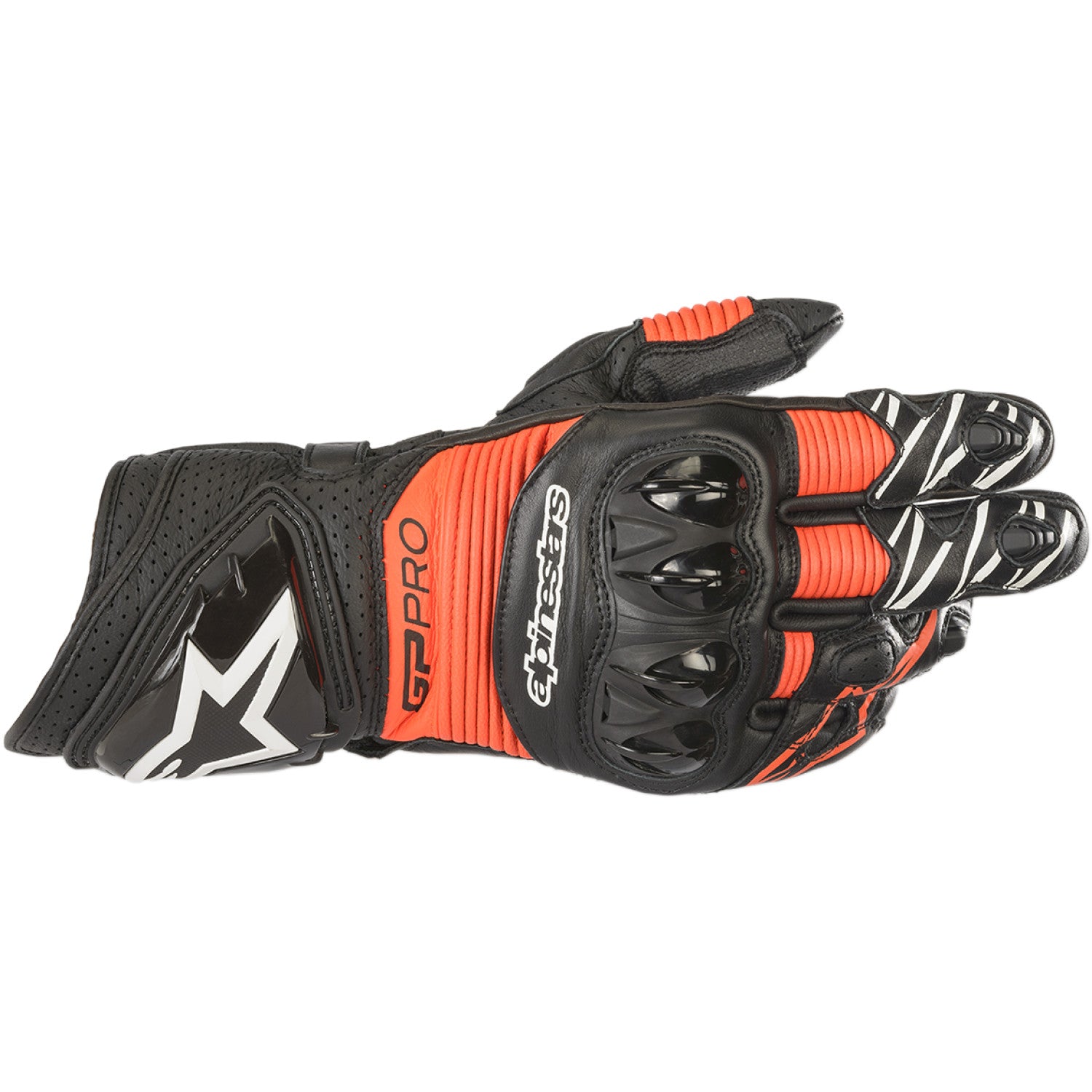 ALPINESTARS GP Pro RS3 Gloves - Black/Fluo Red - Medium 3556922-1030-M