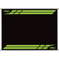 FACTORY EFFEX RV Mat - Black/Green - Kawasaki 22-45130
