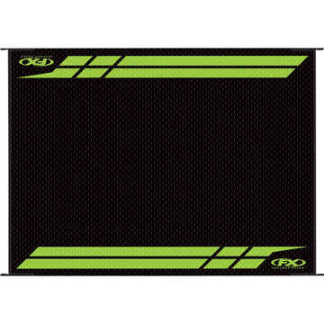 FACTORY EFFEX RV Mat - Black/Green - Kawasaki 22-45130