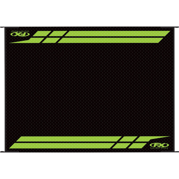 Factory Effex RV Mat - Black/Green - Kawasaki 22-45130