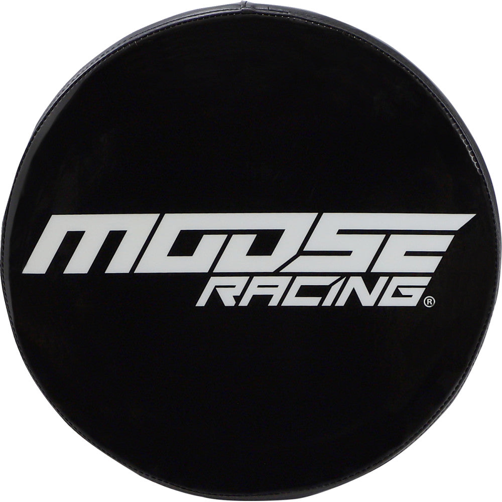 MOOSE OFFROAD Bar Stool Seat - Moose Racing - Black/White X80-6020MRNU-A