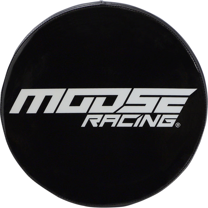 MOOSE OFFROAD Bar Stool Seat - Moose Racing - Black/White X80-6020MRNU-A