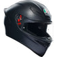 AGV K1 S Helmet - Matte Black - Small 2118394003029S | Street Full Face Adult Helmet