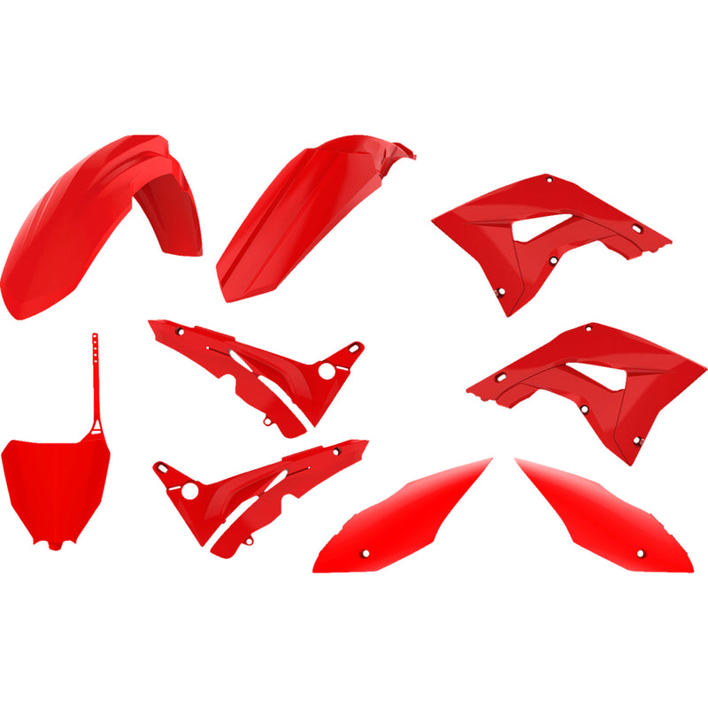 POLISPORT Restyled Body Kit - Complete - Red - CR 125R/250R 91089 by Polisport