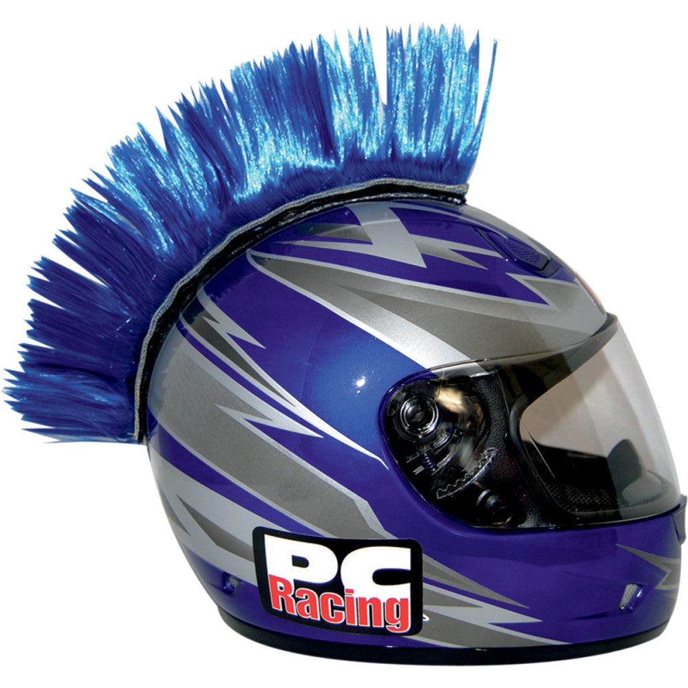 PC RACING Helmet Mohawk - Blue PCHMBLUE