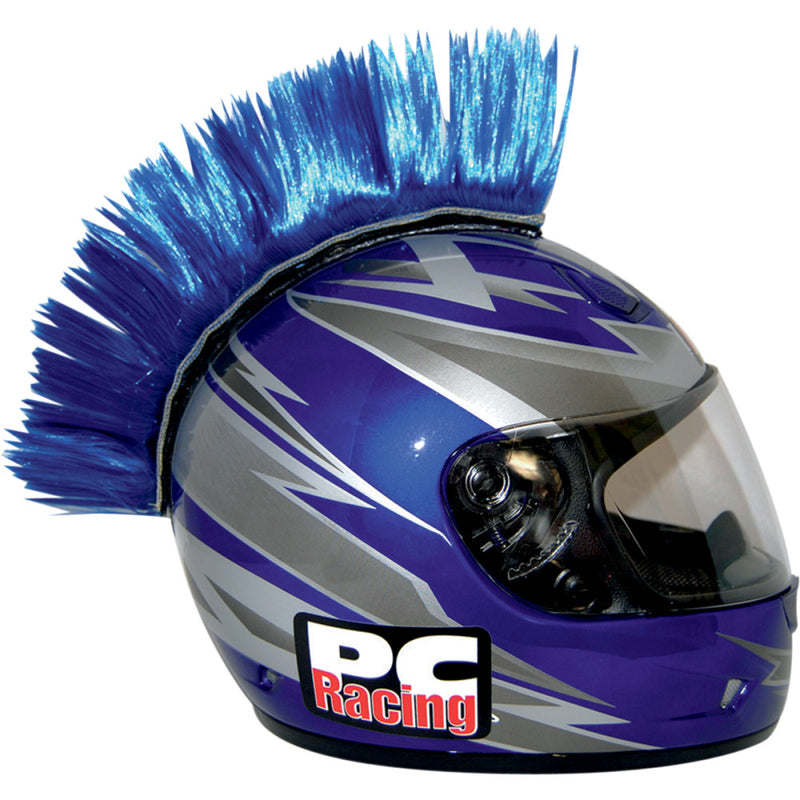 PC RACING Helmet Mohawk - Blue PCHMBLUE