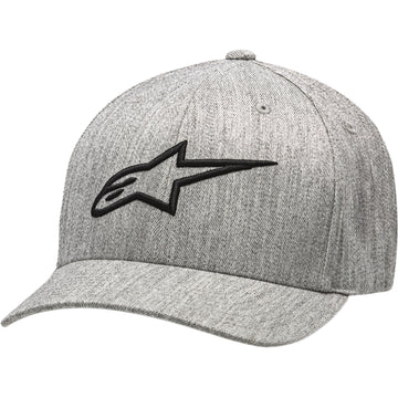 ALPINESTARS Ageless Curve Hat - Heather Gray/Black - Small/Medium 1017810101126SM