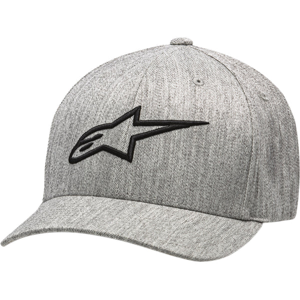 Alpinestars Ageless Curve Hat - Heather Gray/Black - Small/Medium 1017810101126SM