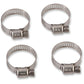 Moose Racing Clamp Hose - Stainless Steel - 10-27 mm - 4-Pack 114-6410