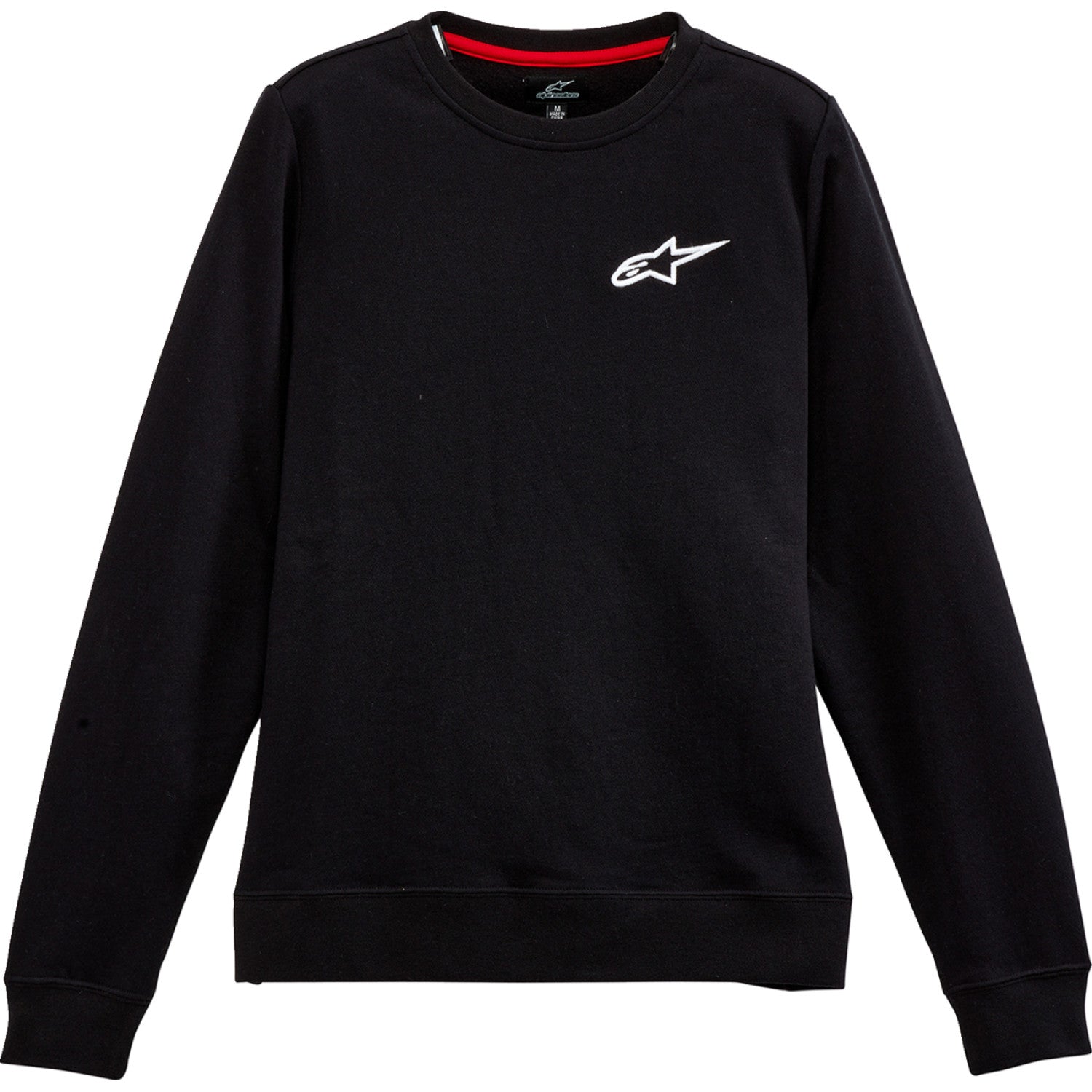 ALPINESTARS Women's Ageless Crew Fleece - Black - Small 12325182010S