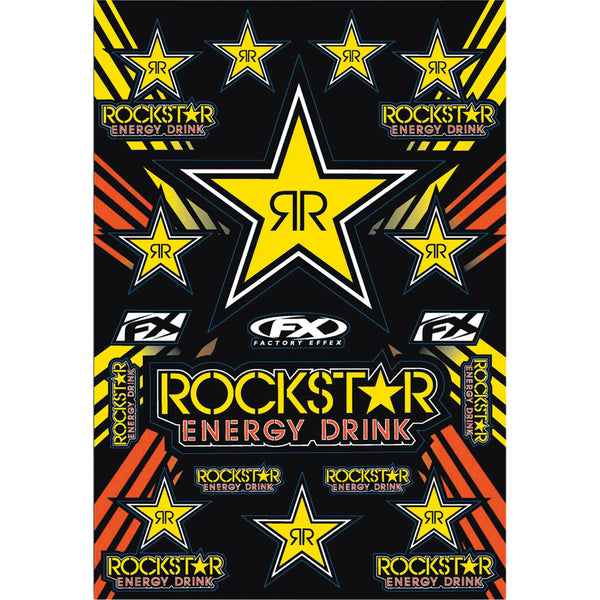 Factory Effex Rockstar Sticker Kit 15-68702