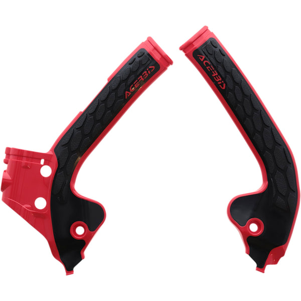 Acerbis X-Grip Frame Guards - Red/Black - Gas Gas | Husqvarna | KTM 2686041018