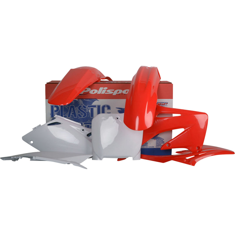 POLISPORT Body Kit - Complete - OEM Red/White - CRF 450R 90085 by Polisport