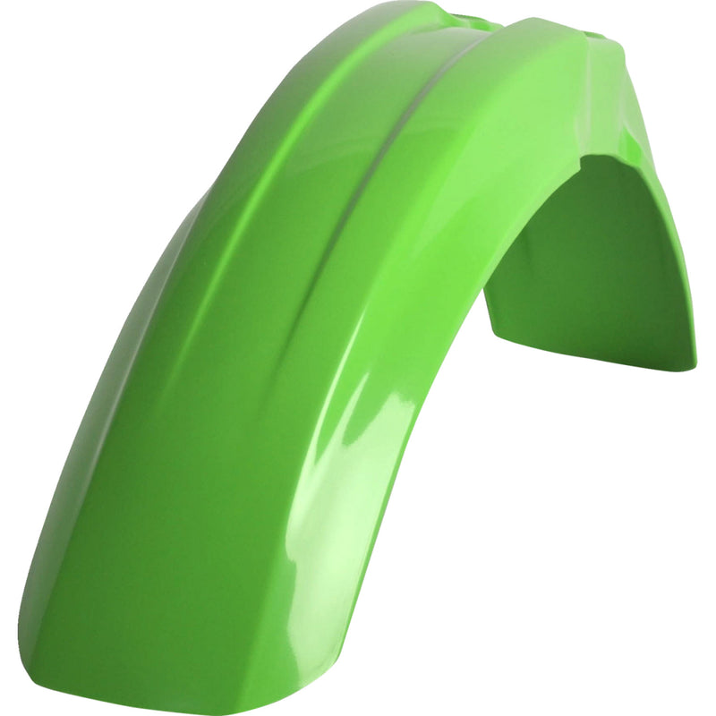 POLISPORT Fender - Front - OEM Green - KX/KDX 8596000009 by Polisport