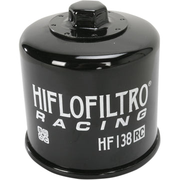 Hiflofiltro Racing Oil Filter - Black HF138RC | Oil Filters | Hiflofiltro