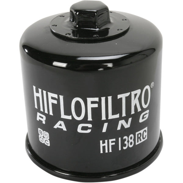 Hiflofiltro Racing Oil Filter - Black HF138RC