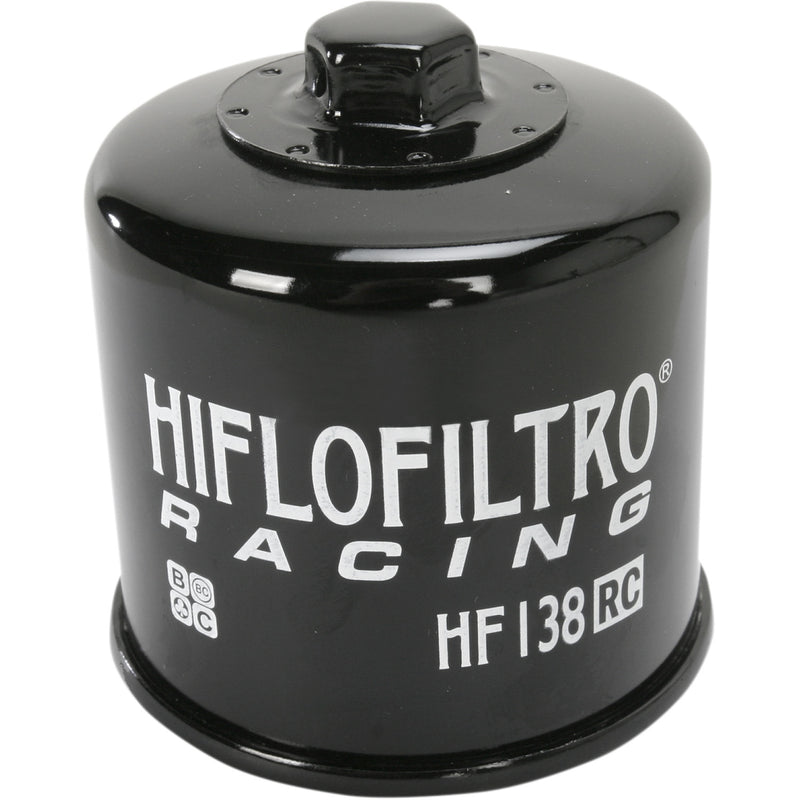 Hiflofiltro Racing Oil Filter - Black HF138RC | Oil Filters | Hiflofiltro