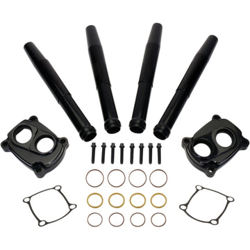 Jims Tappet Cover and Pushrod Kit - Black - M8 6022 | Jims | Engine Covers