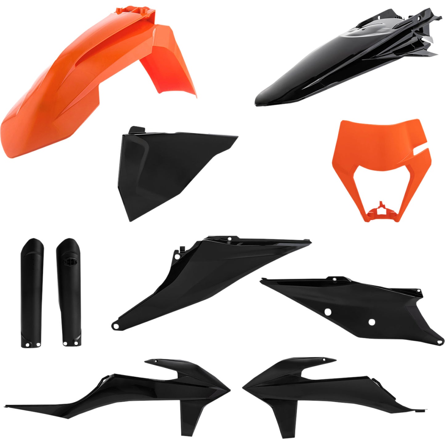 ACERBIS Full Replacement Body Kit - Orange/Black 2791545225