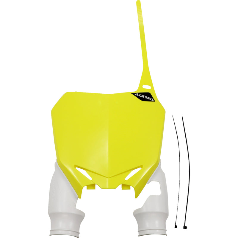 Acerbis Raptor Number Plate - Yellow/White 2527391182