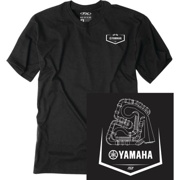 FACTORY EFFEX Yamaha Track T-Shirt - Black - Large 28-87204