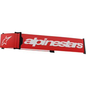 Alpinestars Supertech Goggle Strap - Red/White 9400125-32 | Goggles Parts & Accessories