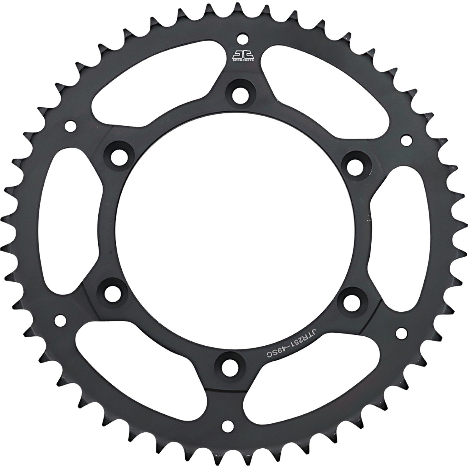 JT SPROCKETS Rear Sprocket - 49-Tooth - Yamaha JTR251.49SC by JT Rear Sprockets   Steel Type