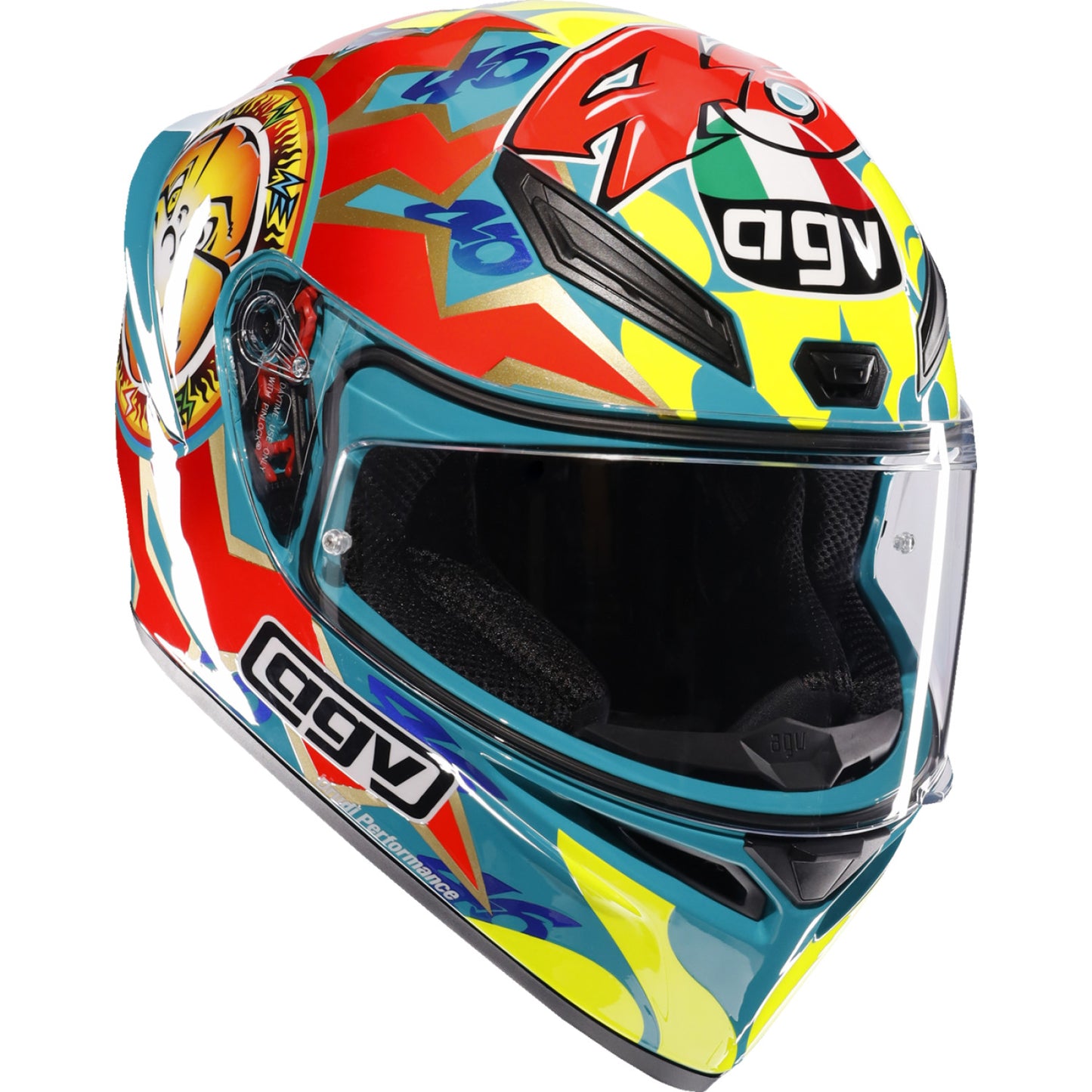 AGV K1 S Helmet - Rossi Mugello 1999 - XL 2118394003-041-XL | Street Full Face Adult Helmet