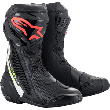 ALPINESTARS Supertech R Boots - Black/Red - US 6.5 / EU 40 2220021-1236-40