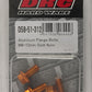Aluminum Flange Bolts Gold M6x12mm 4/Pk
