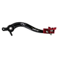 Rear Brake Pedal Red Solid Tip Gas
